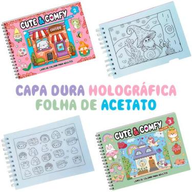 Imagem de Kit de Colorir Cute & Comfy Super Extra Vol. 2 e 3 Bobbie Goods Capa D