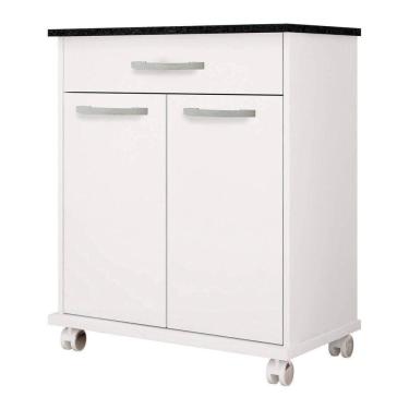 Imagem de Balcão De Cozinha 2 Portas 1 Gaveta Girassol Kaiki Móveis