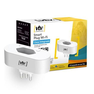 Imagem de Plug Tomada Smart Wifi Bivolt Branco 16a VTV113 Compatível com Alexa e
