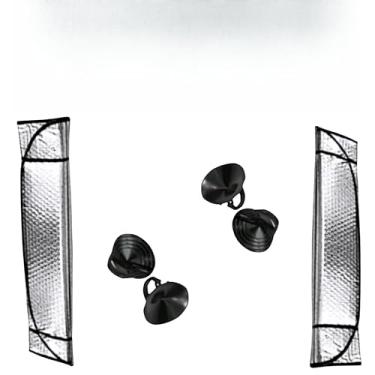 Imagem de Protetor Solar Para-brisa Painel De Carro Corta Sol Quebra Tapa Para Carros Universal (130x60cm)(2 PEÇA (LEVE MAIS PAGUE MENOS))