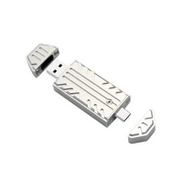 Imagem de Sintech NVME para cartão adaptador USB 3.0, USB 3.1 tipo C geração 2 para M.2 NVMe SSD conversor 10Gbps PCIe baseado em chave M leitor de disco rígido (suporta apenas SSD NVME 2230)