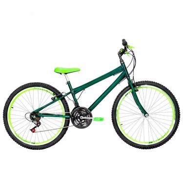 Imagem de Bicicleta Masculina Aro 26 Rbx Aero 18 Marchas Cor Verde Escuro