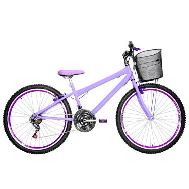 Imagem de Bicicleta Feminina Aro 26 Rbx Aero 18 Marchas Cor Lilás E Violeta