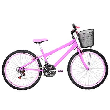 Imagem de Bicicleta Feminina Aro 26 Rbx Aero 18 Marchas Cor Rosa