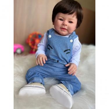 Imagem de Bebê Reborn Miguel - Kit Completo Corpo Do Bebê Tecido