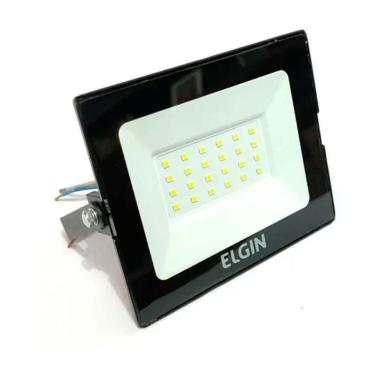 Imagem de Refletor Led Elgin 30w 6500k 1 650 Lumens Branca Fria Bivolt