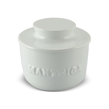 Imagem de Manteigueira Francesa De Cerâmica 250 G Branca Ceraflame