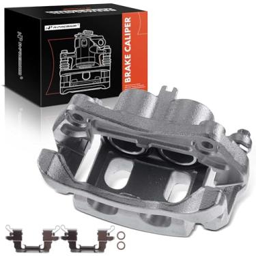 Imagem de A-Premium Conjunto de pinça de freio a disco com suporte compatível com modelos selecionados Infiniti e Nissan - JX35 2013, Murano 2015-2022, Pathfinder 2013-2020, QX60 2014-2020 - Frente direita do