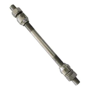 Imagem de Eixo Dianteiro Cromado 3/8x140mm Bike Bicicleta Cromado - wg