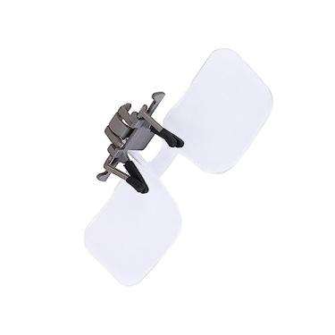 Imagem de JIALWSJWAN Lupa Com Clipe 2X, Para Leitura, Reparo De Relógios, Bordados E Artesanato