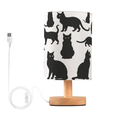 Imagem de Bolaz Luminária De Mesa Pequena Para Quarto, Gatos, Cabeceira, Sala Estar, Escritório, Leitura, Trabalho