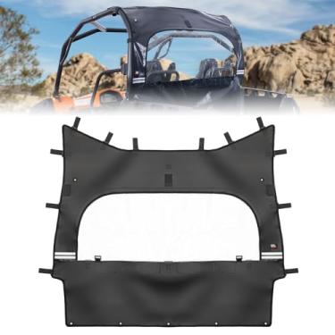 Imagem de KEMIMOTO Para-Brisa Traseiro Macio Com Zíper De Nylon Atualizado - À Prova D'Água, Dupla Função Janela Zíper, Compatível Modelos Cfmoto Zforce 800 Trail/500 Ex E 1000.