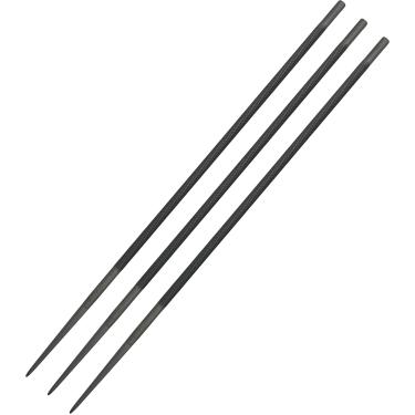 Imagem de FORESTER Limas Redondas De 8 Pol. Para Motosserra (Pacote Com 3) - Afiador Lâminas Motosserra, Lima 3/16 Pol., 7/32 E 5/32 Kit Afiação