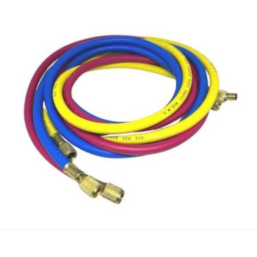 Imagem de Kit Mangueira Para Manifold R22 r134a r12 150cm Ecotools