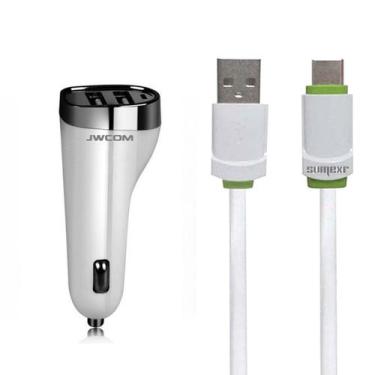 Imagem de Carregador Veicular compatível com Samsung Galaxy S20 - Kit Completo -