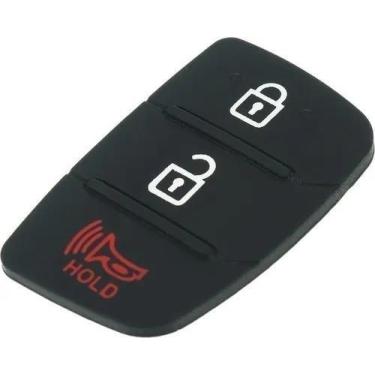 Imagem de Capa Borracha Chave Compatível Hyundai I30 Ix35 Azera Kia Cerato Soul 