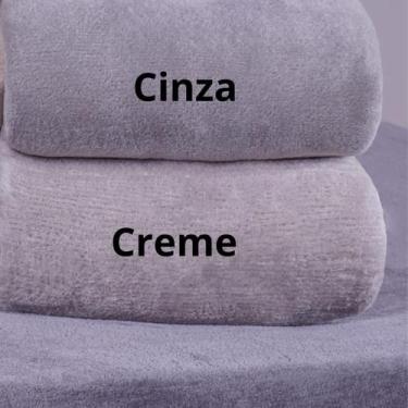 Imagem de Lençol Plush Flannel Elástico Avulso Manta Macio Inverno King - Tessi,