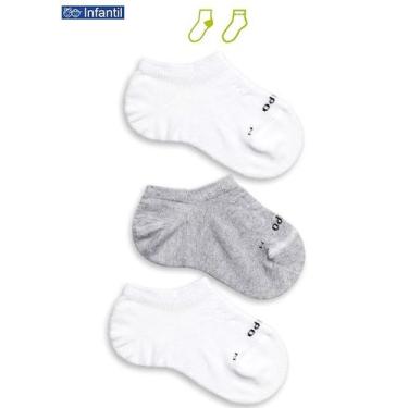 Imagem de Kit 6 Pares Meias Infantil Lupo 2270-089 24/29 ao 30/35 Cano Invisível