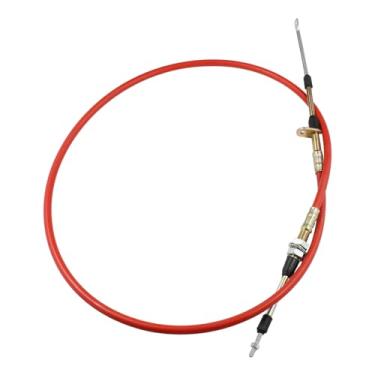 Imagem de Notonmek 80605 Cabo de câmbio de transmissão automática extremidade de ilhó compatível com cabo de câmbio de desempenho pesado automotivo B M substitui BMM-80605 cabo de câmbio de 1,5 m 0,25 diâmetro