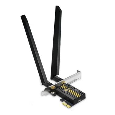 Imagem de TP-Link WiFi 7 BE6500 PCIe WiFi Card Archer TBE400E | Placa de rede Tri-Band para PC Desktop | Bluetooth 5.4| Antenas de alto ganho | MLO, WPA3| Suporta placa mãe AMD/Intel | Não compatível com