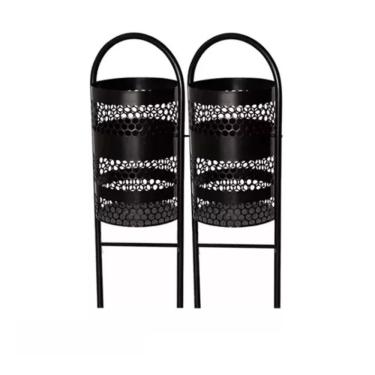 Imagem de Lixeira Dupla Paraíso Coleta Seletiva Externa 80lt 80l