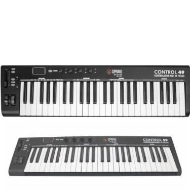 Imagem de Teclado Midi Controladora Controlador 49 Teclas Usb Interfac - Spring