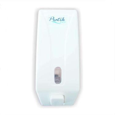 Imagem de Dispenser Shampoo/Sabonete Líquido 500ml Pratik Fácil ABS Branco - Pla