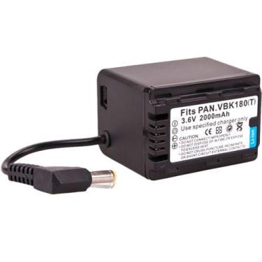 Imagem de Bateria VBK180(T) com Plugue para Filmadora Panasonic - WorldView