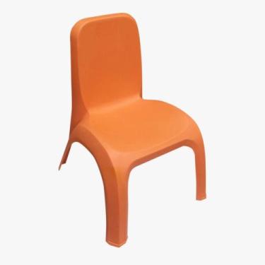 Imagem de Cadeira Plástica Infantil Laranja - Gibafer