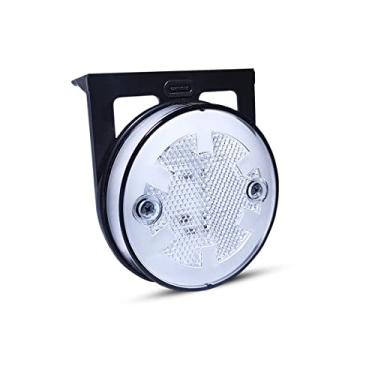 Imagem de Luz Lateral Apolo Ambar 6 Led 85mm Bivolt Caminhão Carreta Cristal