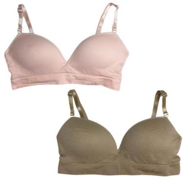 Imagem de Kit 2 Sutiã Teen Menina Juvenil Zee Rucci com Bojo Seamless - Zee Rucc