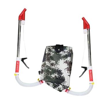 Imagem de Ｂｅｓｇａ Distribuidor de fertilizantes, economizando tempo com fertilizante de mochila, ferramenta de fertilização de esterco para cobertura de milho em, Tubo Duplo