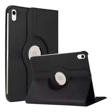 Imagem de Capa Giratória Para iPad 10 2022 A2696 A2757 A2777 Preta - LXL
