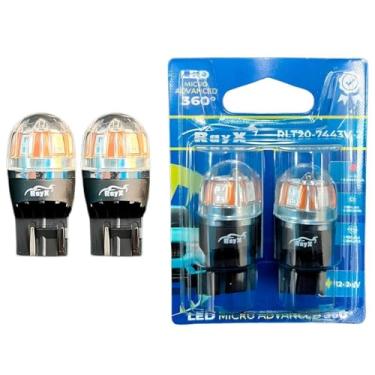 Imagem de Lâmpada Led T20 7443 2 Polos Micro Advanced 360 RayX 12-24v Canbus Vermelho