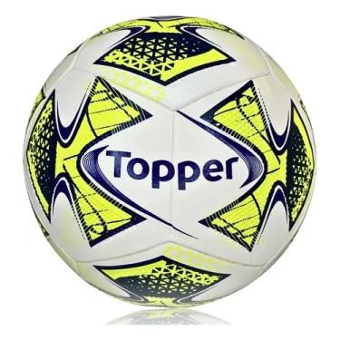 Imagem de Bola de Futsal Topper 22 Pro Oficial, Costurada à Mão, Tamanho Nº 4, Uso Indoor, Adulto e Infantil, Futsal Society Treino e Jogo