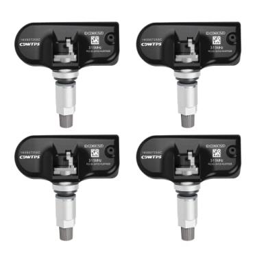 Imagem de CDWTPS Sensor TPMS, sistema de monitor de pressão de pneu 315MHZ pacote com 4 para Audi| Volkwagen substitui # 1K0907253D.1K0907253E.1K0907255C
