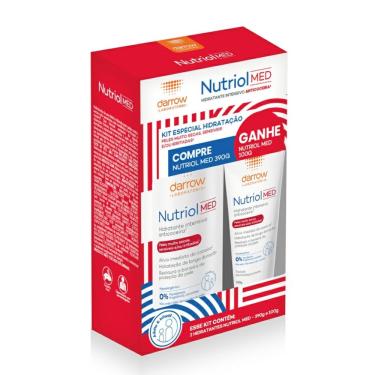 Imagem de Kit Darrow Nutriol MED Hidratante Intensivo Anticoceira 390g + 100g