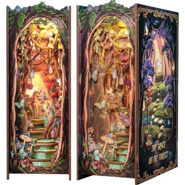 Imagem de Kit de casa em miniatura DIY Fsolis Book Nook The Grace of The Forest