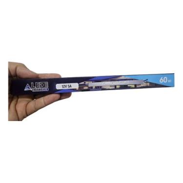 Imagem de Fonte Slim Driver Para Perfil Fita De Led 12v 5a 60w - LED TRIÂNGULO