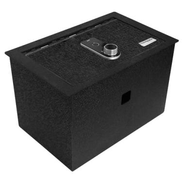 Imagem de TUOJUE SAFECenter Console Cofre de Arma Compatível com Chevrolet Suburban e Tahoe 2015-2020, Gmc Yukon 2015-2020, com trava de impressão digital superior, cofre de arma de console central