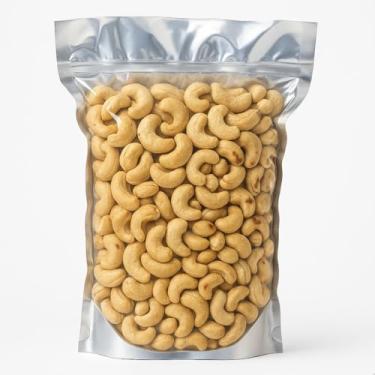 Imagem de Castanha de Caju Assada Inteira Premium W1 Sem Sal 1Kg Tipo Exportação