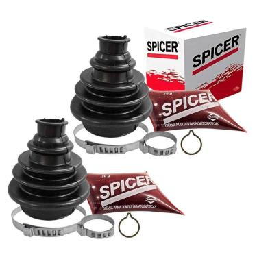 Imagem de Par Kit Reparo Coifa Homocinetica Para Siena 98 A 16 Roda