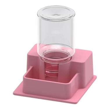 Imagem de Gralara Alimentador de répteis, bebedouro, acessórios de alimentação, prato de água para répteis, anfíbios, dragões barbudos, répteis, cobras, lagartos, Rosa