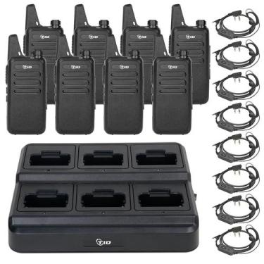Imagem de Walkie Talkies TIDRADIO TD-M8s para adultos com carregador (pacote com