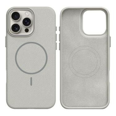 Imagem de Capinha Silicone Textura estilo Couro Para iPhone13 normal - syndee, C