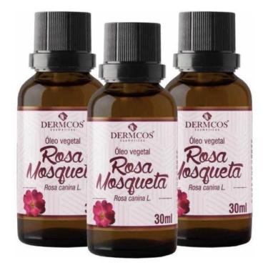 Imagem de Kit 3 Rosa Mosqueta Clareador de Pele Corpo e Rosto  - Dermcos