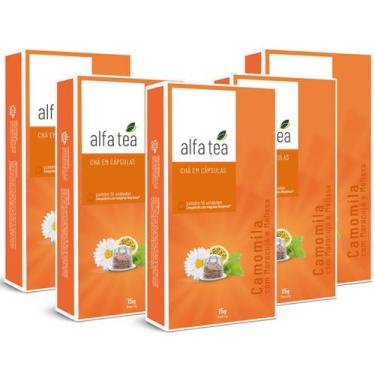 Imagem de Kit Cápsulas Chá Capim-Limão com Gengibre Alfa Tea 10 un.