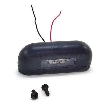 Imagem de Lanterna Luz de Placa LED Bivolt 12V 24V Preta - H3