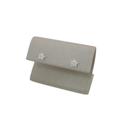 Imagem de Brinco De Estrela Folheado a Prata 925 Zircônia 6 mm Bijou Art