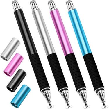 Imagem de Caneta Stylus capacitiva GUUGEI 2 em 1 Precision Series (pacote com 4)